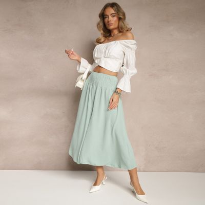 Spódnica na wiosnę elegancka Renee ze sklepu: renee.pl w kategorii: Spódnice - zdjęcie 6BEED23A-9DF-769_368836