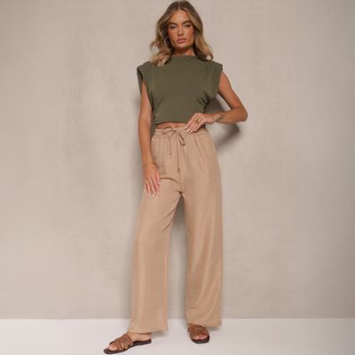 Spodnie damskie casual Renee ze sklepu: renee.pl w kategorii: Spodnie damskie - zdjęcie 6BEED23A-9DF-769_369119