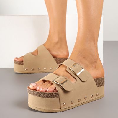 Klapki damskie na lato Renee ze sklepu: renee.pl w kategorii: Klapki damskie - zdjęcie 6BEED23A-9DF-769_373924