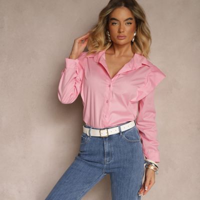 Koszula damska casual Renee ze sklepu: renee.pl w kategorii: Koszule damskie - zdjęcie 6BEED23A-9DF-769_376874