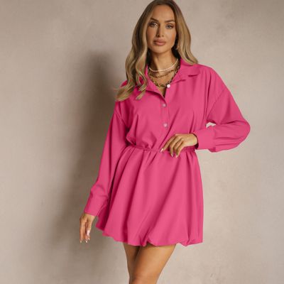 Sukienka casual koszulowa Renee ze sklepu: renee.pl w kategorii: Sukienki - zdjęcie 6BEED23A-9DF-769_379269