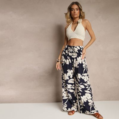 Spodnie damskie w stylu boho Renee ze sklepu: renee.pl w kategorii: Spodnie damskie - zdjęcie 6BEED23A-9DF-769_379444