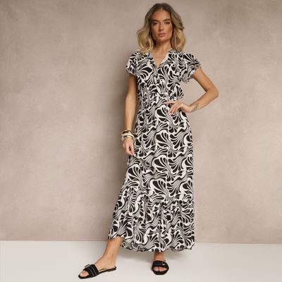 Sukienka boho dla puszystych Renee ze sklepu: renee.pl w kategorii: Sukienki - zdjęcie 6BEED23A-9DF-769_379465