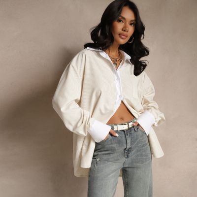 Koszula damska na wiosnę elegancka Renee ze sklepu: renee.pl w kategorii: Koszule damskie - zdjęcie 6BEED23A-9DF-769_380562