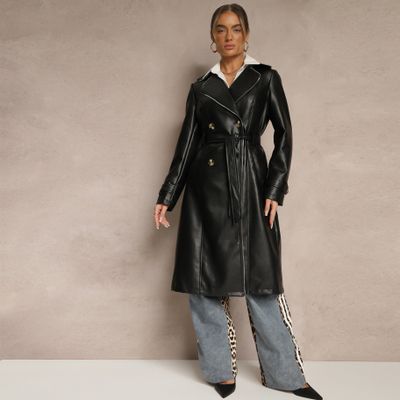 Płaszcz damski casual Renee ze sklepu: renee.pl w kategorii: Płaszcze damskie - zdjęcie 6BEED23A-9DF-769_381151