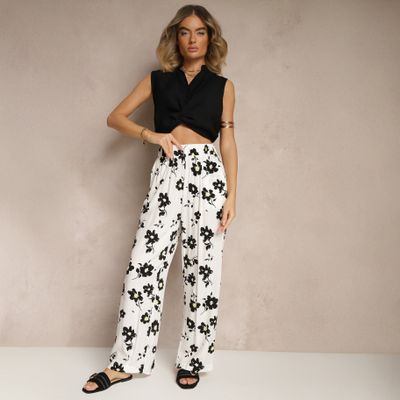 Spodnie damskie boho Renee ze sklepu: renee.pl w kategorii: Spodnie damskie - zdjęcie 6BEED23A-9DF-769_382475