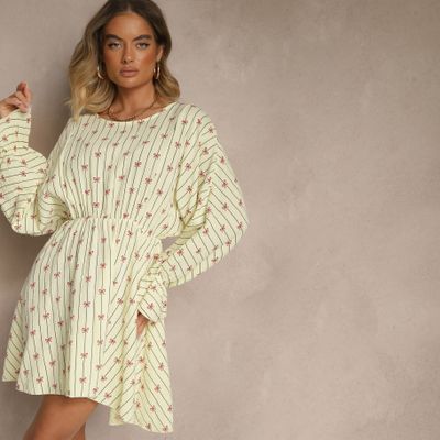 Sukienka oversize Renee ze sklepu: renee.pl w kategorii: Sukienki - zdjęcie 6BEED23A-9DF-769_383513