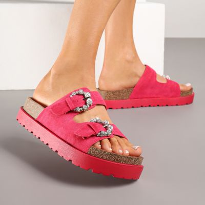 Klapki damskie na lato Renee ze sklepu: renee.pl w kategorii: Klapki damskie - zdjęcie 6BEED23A-9DF-769_385035