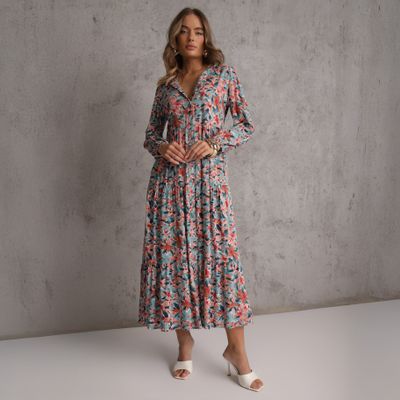 Renee - Sukienka w stylu boho na wiosnę ze sklepu: renee.pl w kategorii: Sukienki - zdjęcie 6BEED23A-9DF-769_385077