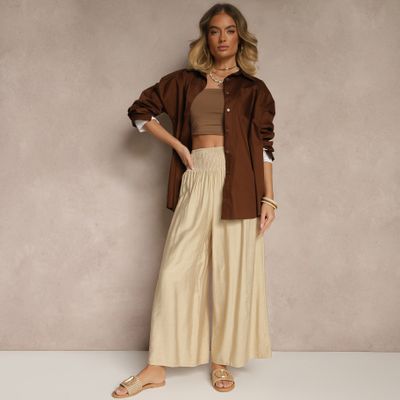 Spodnie damskie casual Renee ze sklepu: renee.pl w kategorii: Spodnie damskie - zdjęcie 6BEED23A-9DF-769_385567