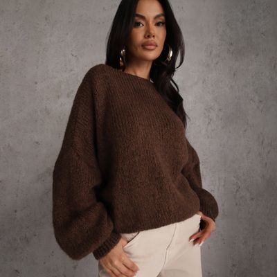 Sweter damski na zimę Renee ze sklepu: renee.pl w kategorii: Swetry damskie - zdjęcie 6BEED23A-9DF-769_386124