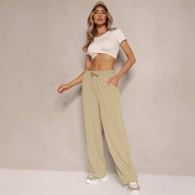 Spodnie damskie casual Renee ze sklepu: renee.pl w kategorii: Spodnie damskie - zdjęcie 6BEED23A-9DF-769_387812