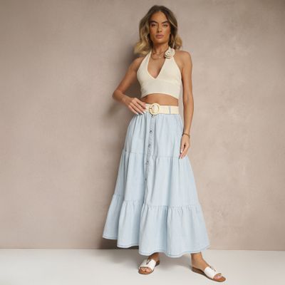 Spódnica casualowa Renee ze sklepu: renee.pl w kategorii: Spódnice - zdjęcie 6BEED23A-9DF-769_388596