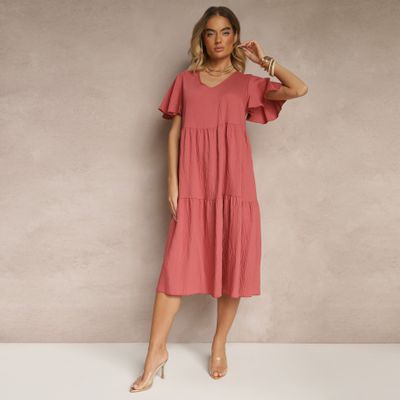 Sukienka oversize Renee ze sklepu: renee.pl w kategorii: Sukienki - zdjęcie 6BEED23A-9DF-769_388694