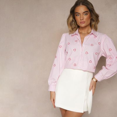 Koszula damska casual Renee ze sklepu: renee.pl w kategorii: Koszule damskie - zdjęcie 6BEED23A-9DF-769_389390