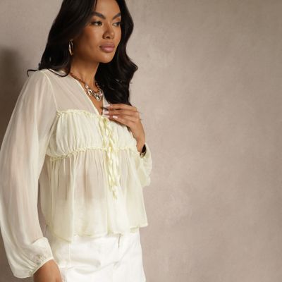 Renee - Bluzka damska elegancka ze sklepu: renee.pl w kategorii: Bluzki damskie - zdjęcie 6BEED23A-9DF-769_390413