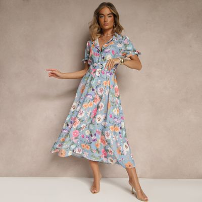 Sukienka boho Renee ze sklepu: renee.pl w kategorii: Sukienki - zdjęcie 6BEED23A-9DF-769_390490