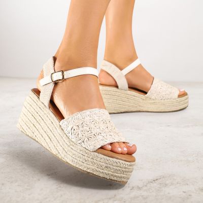 Espadryle damskie na lato Renee ze sklepu: renee.pl w kategorii: Espadryle damskie - zdjęcie 6BEED23A-9DF-769_390524