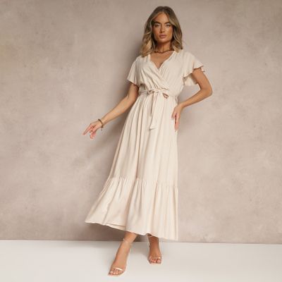 Renee - Sukienka na wiosnę elegancka ze sklepu: renee.pl w kategorii: Sukienki - zdjęcie 6BEED23A-9DF-769_390923