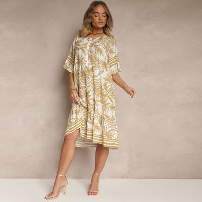 Sukienka oversize Renee ze sklepu: renee.pl w kategorii: Sukienki - zdjęcie 6BEED23A-9DF-769_391235