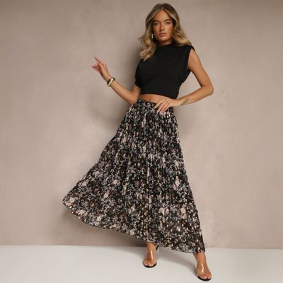 Spódnica w nadruki Renee ze sklepu: renee.pl w kategorii: Spódnice - zdjęcie 6BEED23A-9DF-769_393792