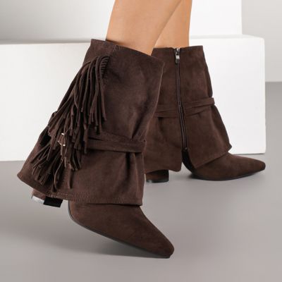 Renee - Botki w stylu boho ze sklepu: renee.pl w kategorii: Botki - zdjęcie 6BEED23A-9DF-769_397948