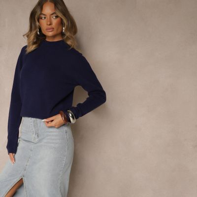 Sweter damski casual Renee ze sklepu: renee.pl w kategorii: Swetry damskie - zdjęcie 6BEED23A-9DF-769_398938