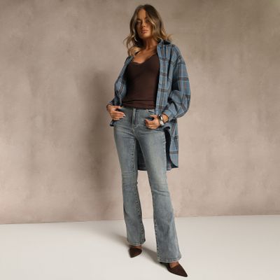 Jeansy damskie na wiosnę Renee ze sklepu: renee.pl w kategorii: Jeansy damskie - zdjęcie 6BEED23A-9DF-769_400220