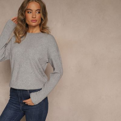 Sweter damski casualowy Renee ze sklepu: renee.pl w kategorii: Swetry damskie - zdjęcie 6BEED23A-9DF-769_400855