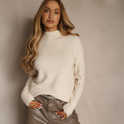 Sweter damski casual Renee ze sklepu: renee.pl w kategorii: Swetry damskie - zdjęcie 6BEED23A-9DF-769_400893