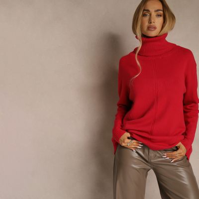 Sweter damski na zimę Renee ze sklepu: renee.pl w kategorii: Swetry damskie - zdjęcie 6BEED23A-9DF-769_401179