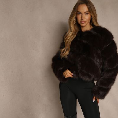 Futro damskie jesienne Renee ze sklepu: renee.pl w kategorii: Futra damskie - zdjęcie 6BEED23A-9DF-769_401652