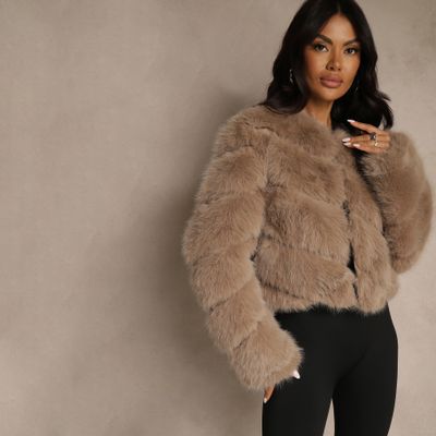 Futro damskie jesienne Renee ze sklepu: renee.pl w kategorii: Futra damskie - zdjęcie 6BEED23A-9DF-769_401655