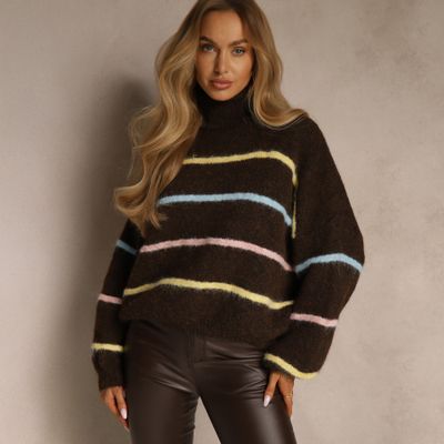 Sweter damski casualowy zimowy Renee ze sklepu: renee.pl w kategorii: Swetry damskie - zdjęcie 6BEED23A-9DF-769_401675