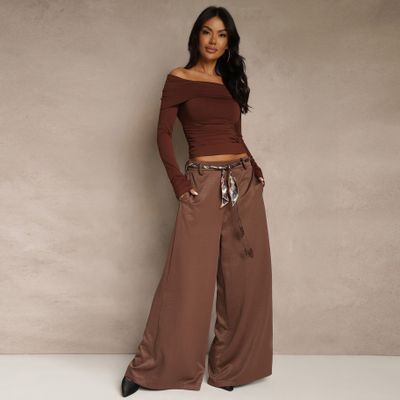 Spodnie damskie retro Renee ze sklepu: renee.pl w kategorii: Spodnie damskie - zdjęcie 6BEED23A-9DF-769_401753