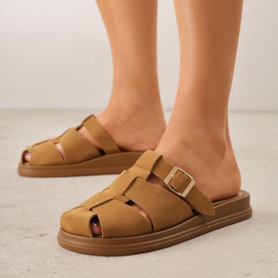 Klapki damskie casual Renee ze sklepu: renee.pl w kategorii: Klapki damskie - zdjęcie 6BEED23A-9DF-769_404847