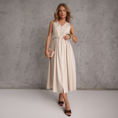 Sukienka na wiosnę elegancka Renee ze sklepu: renee.pl w kategorii: Sukienki - zdjęcie 6BEED23A-9DF-769_406003