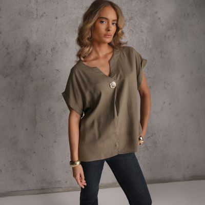 Bluzka damska casual Renee ze sklepu: renee.pl w kategorii: Bluzki damskie - zdjęcie 6BEED23A-9DF-769_406116
