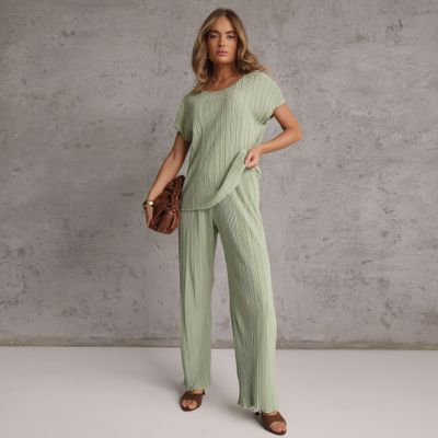 Spodnie damskie casual Renee ze sklepu: renee.pl w kategorii: Spodnie damskie - zdjęcie 6BEED23A-9DF-769_406611
