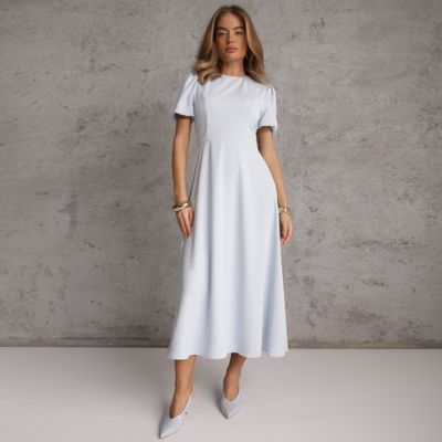Sukienka elegancka trapezowa Renee ze sklepu: renee.pl w kategorii: Sukienki - zdjęcie 6BEED23A-9DF-769_406872