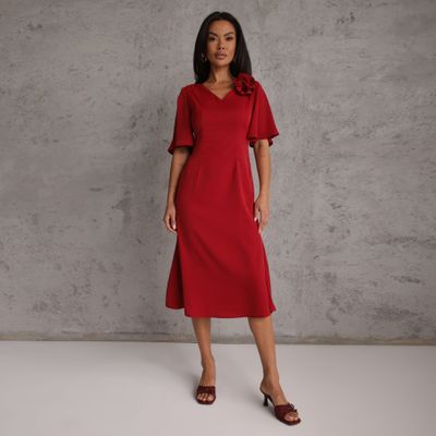 Sukienka elegancka Renee ze sklepu: renee.pl w kategorii: Sukienki - zdjęcie 6BEED23A-9DF-769_406998