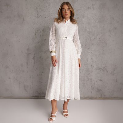 Sukienka elegancka Renee ze sklepu: renee.pl w kategorii: Sukienki - zdjęcie 6BEED23A-9DF-769_407255
