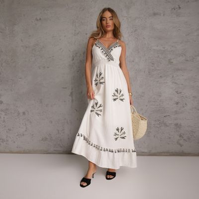 Renee - Sukienka boho ze sklepu: renee.pl w kategorii: Sukienki - zdjęcie 6BEED23A-9DF-769_407443