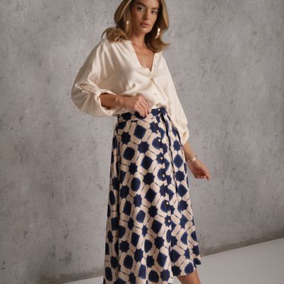 Spódnica casualowa Renee ze sklepu: renee.pl w kategorii: Spódnice - zdjęcie 6BEED23A-9DF-769_407749
