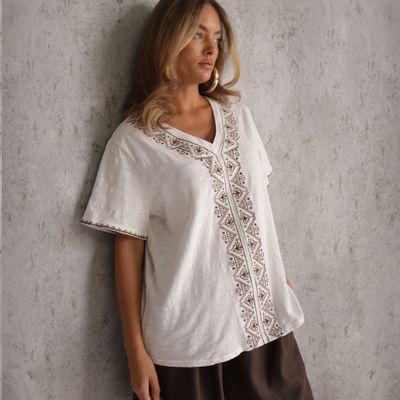 Renee - Bluzka damska boho ze sklepu: renee.pl w kategorii: Bluzki damskie - zdjęcie 6BEED23A-9DF-769_408159