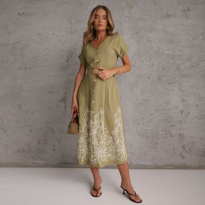 Sukienka elegancka Renee ze sklepu: renee.pl w kategorii: Sukienki - zdjęcie 6BEED23A-9DF-769_408307