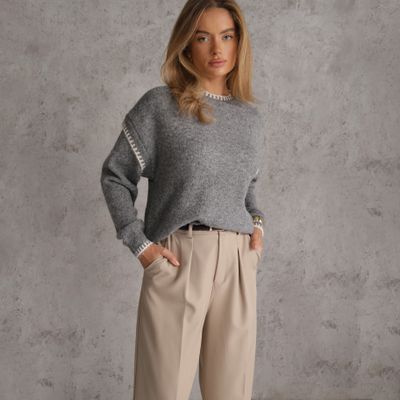 Sweter damski Renee ze sklepu: renee.pl w kategorii: Swetry damskie - zdjęcie 6BEED23A-9DF-769_409998