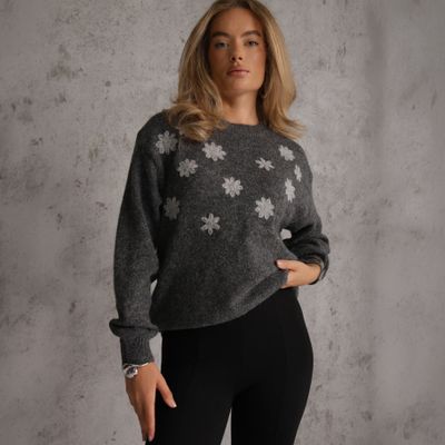 Sweter damski casual Renee ze sklepu: renee.pl w kategorii: Swetry damskie - zdjęcie 6BEED23A-9DF-769_410012