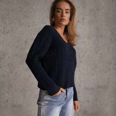Sweter damski casualowy na zimę Renee ze sklepu: renee.pl w kategorii: Swetry damskie - zdjęcie 6BEED23A-9DF-769_410178