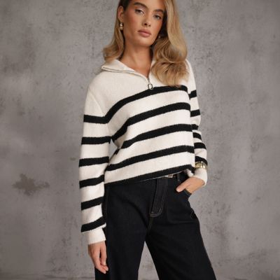 Sweter damski casual Renee ze sklepu: renee.pl w kategorii: Swetry damskie - zdjęcie 6BEED23A-9DF-769_410448